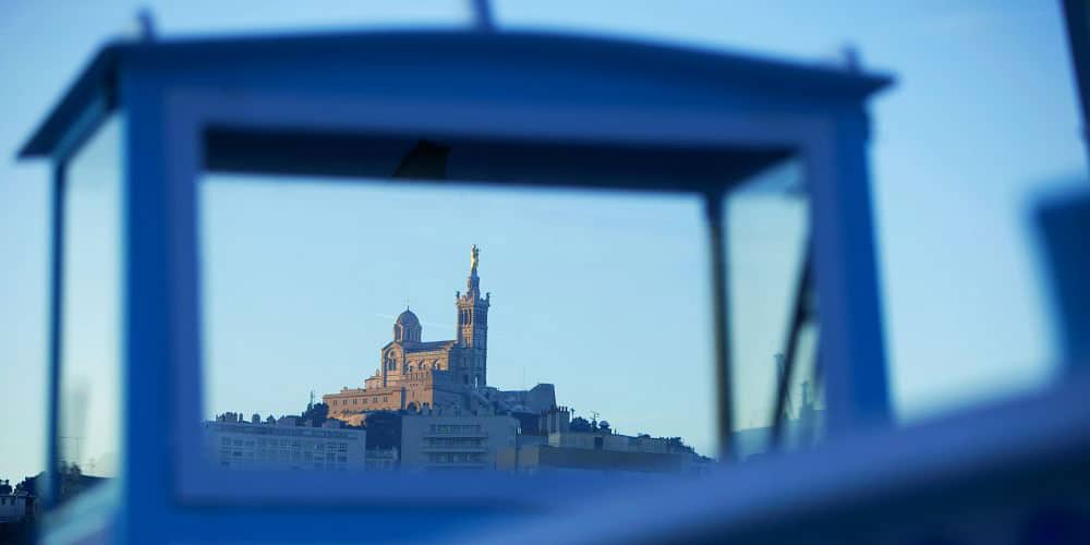 Notre Dame de la Garde depuis le Vieux Port